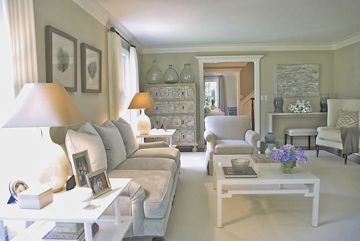 Carrie Miller Design: Ewing Living Room